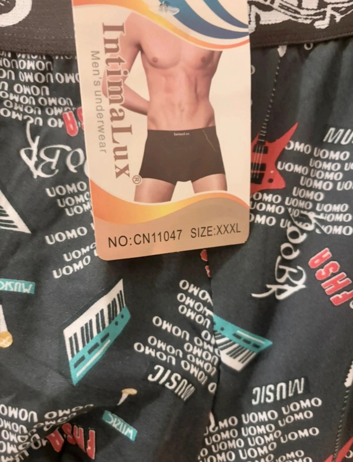 Boxer Homme intimaLux Nieuw 🎶 Muziekmotief - Maat 3XL – photo 3